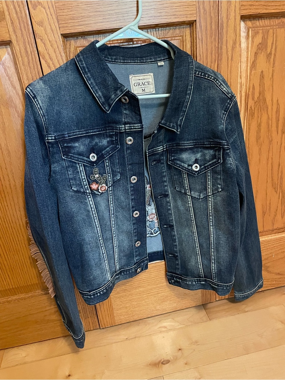 Grace in LA Cute Western Denim Jacket
